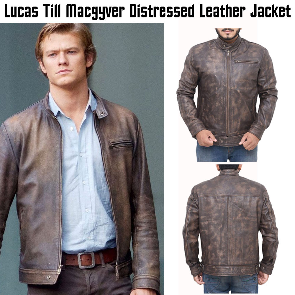 Lucas Till Macgyver Leather Jacket Lucas Till Macgyver Leather Jacket - Image 4