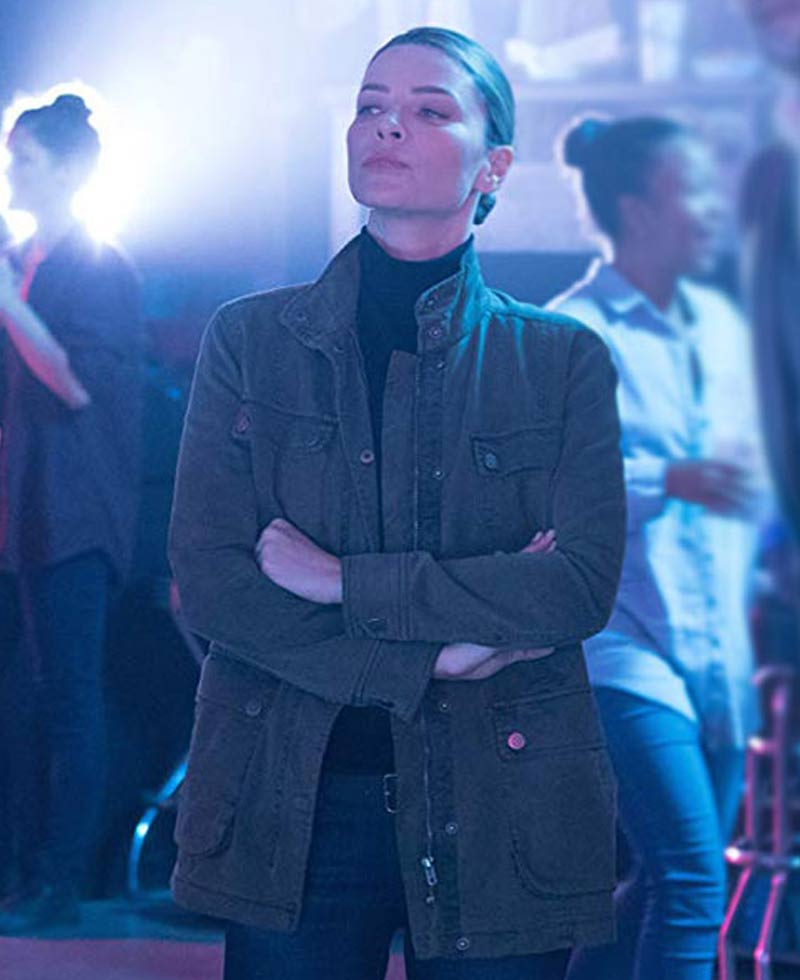 Lucifer Lauren German Biker Style Green Jacket Lucifer Lauren German Biker Style Green Jacket - Image 2