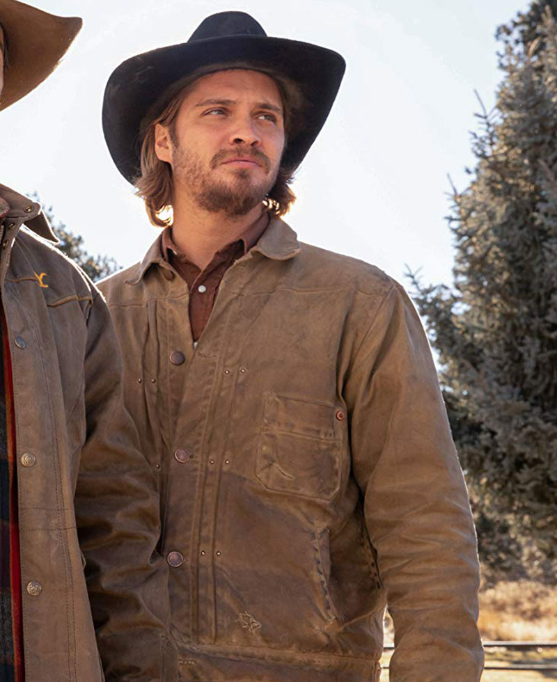 Luke Grimes Yellowstone Leather Jacket Luke Grimes Yellowstone Leather Jacket