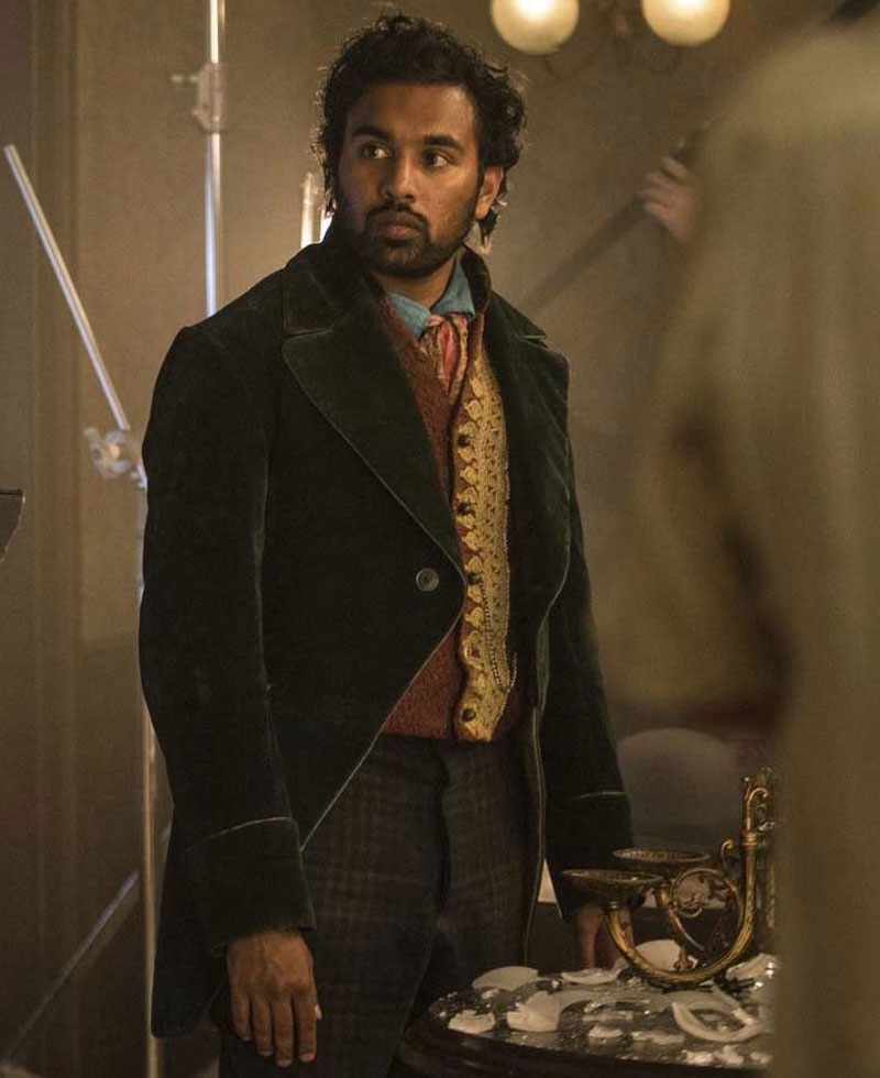 The Luminaries Himesh Patel Green Velvet Tailcoat The Luminaries Himesh Patel Green Velvet Tailcoat