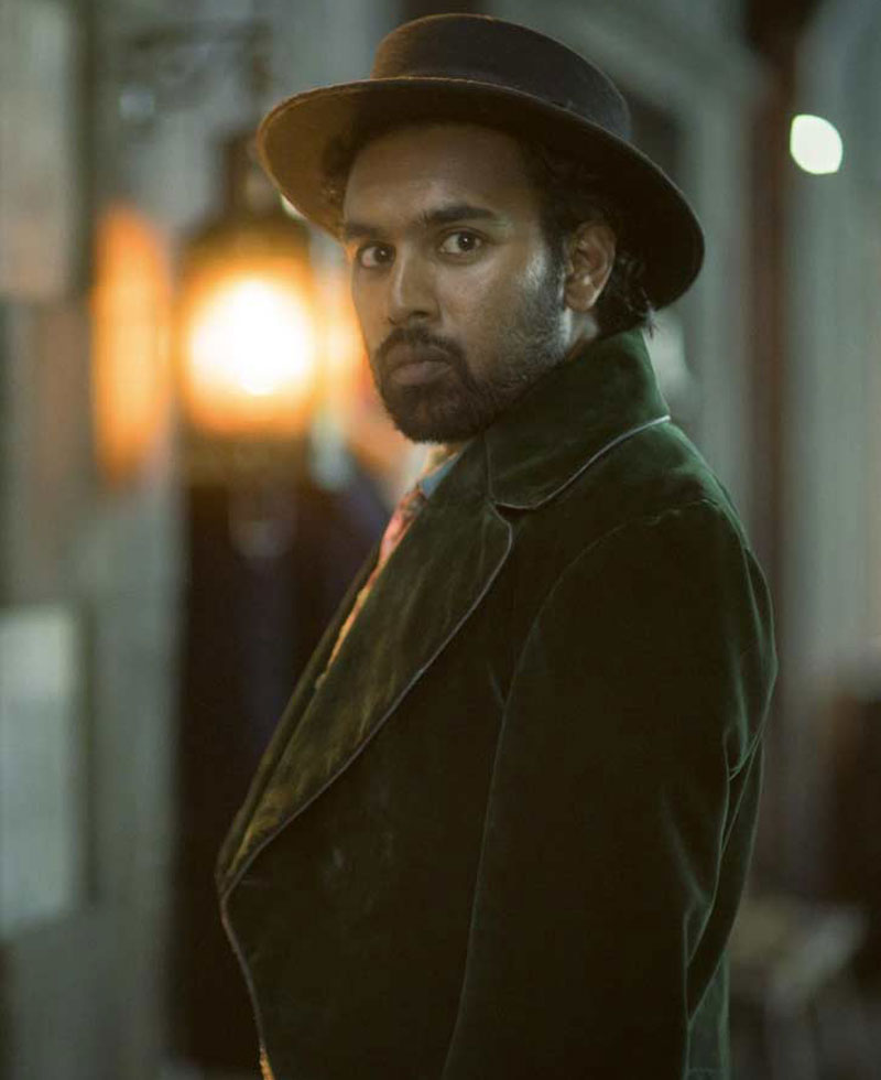 The Luminaries Himesh Patel Green Velvet Tailcoat The Luminaries Himesh Patel Green Velvet Tailcoat - Image 2