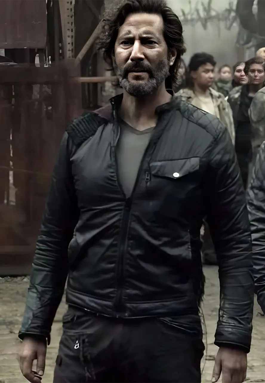 Macgyver Henry Ian Cusick Black Leather Jacket Macgyver Henry Ian Cusick Black Leather Jacket