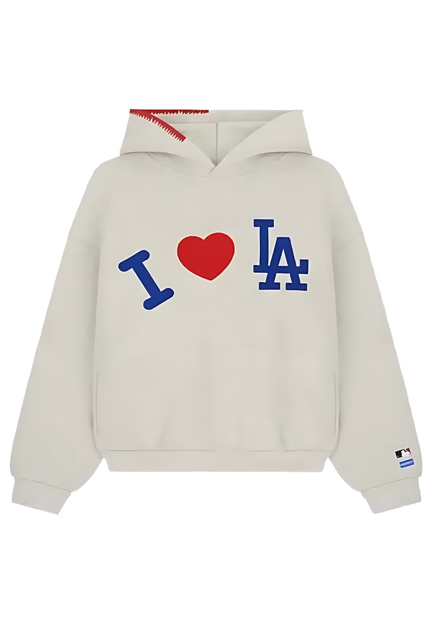 Mad happy x Dodgers 2023 I Love La Hoodie Mad happy x Dodgers 2023 I Love La Hoodie