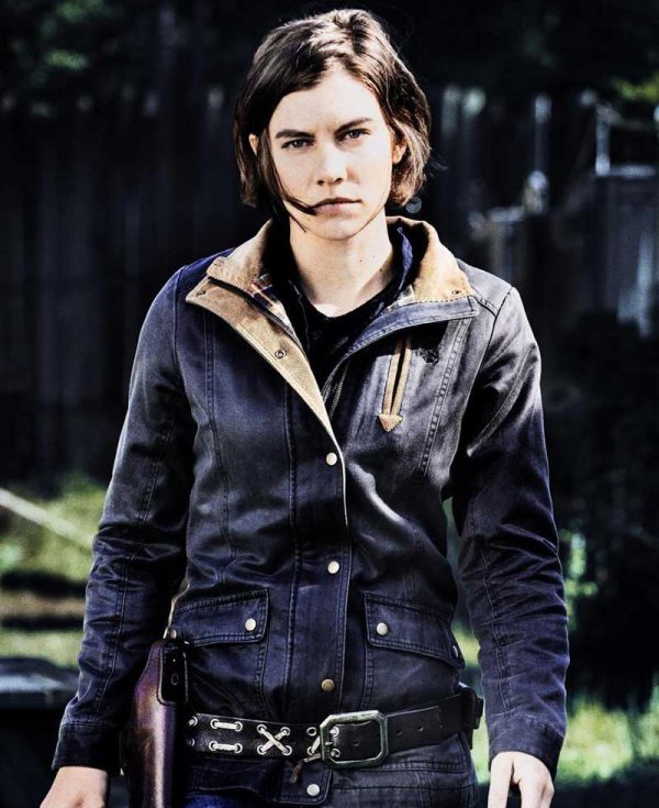 The Walking Dead Lauren Cohan Blue Jacket