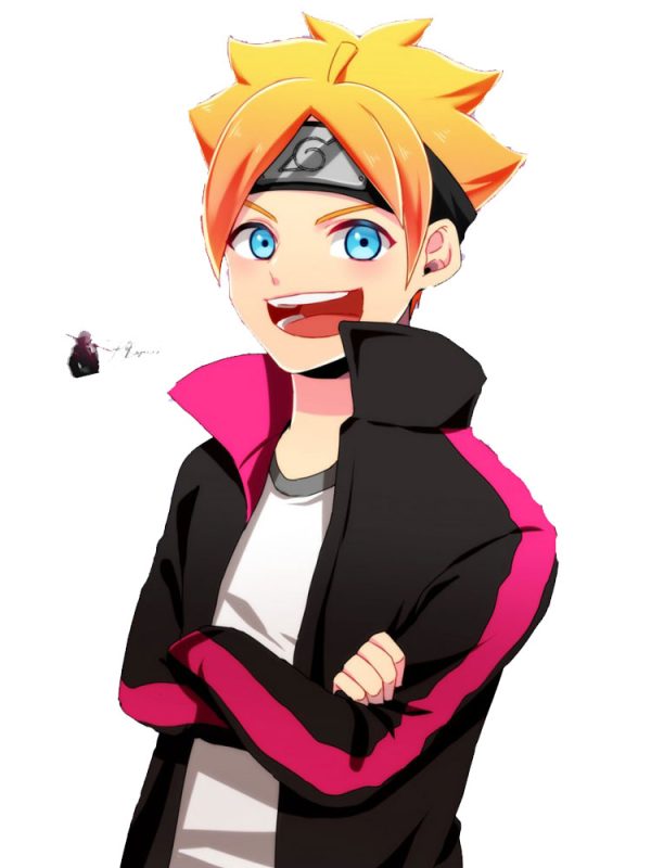 Boruto Uzumaki Naruto Black Jacket