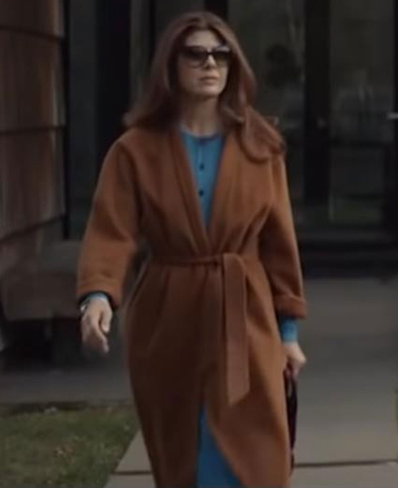 Human Capital Marisa Tomei Brown Coat Human Capital Marisa Tomei Brown Coat - Image 2