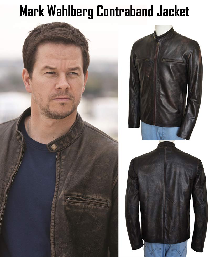 Mark Wahlberg Contraband Distressed Brown Leather Jacket Mark Wahlberg Contraband Distressed Brown Leather Jacket - Image 6