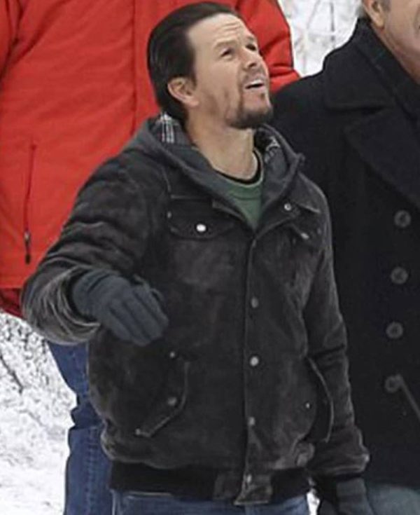 Mark Wahlberg Daddy's Home 2 Suede Leather Jacket