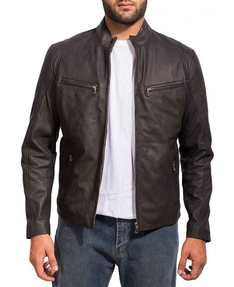 Mark Wahlberg The Other Guys Leather Jacket Mark Wahlberg The Other Guys Leather Jacket - Image 4