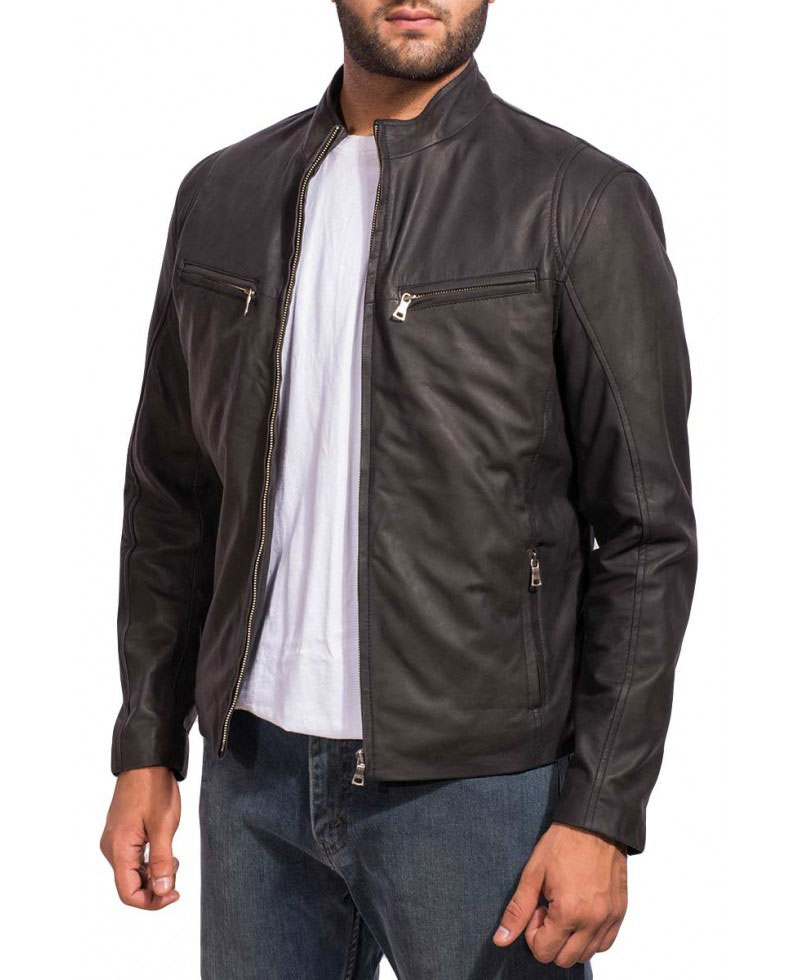 Mark Wahlberg The Other Guys Leather Jacket Mark Wahlberg The Other Guys Leather Jacket - Image 5