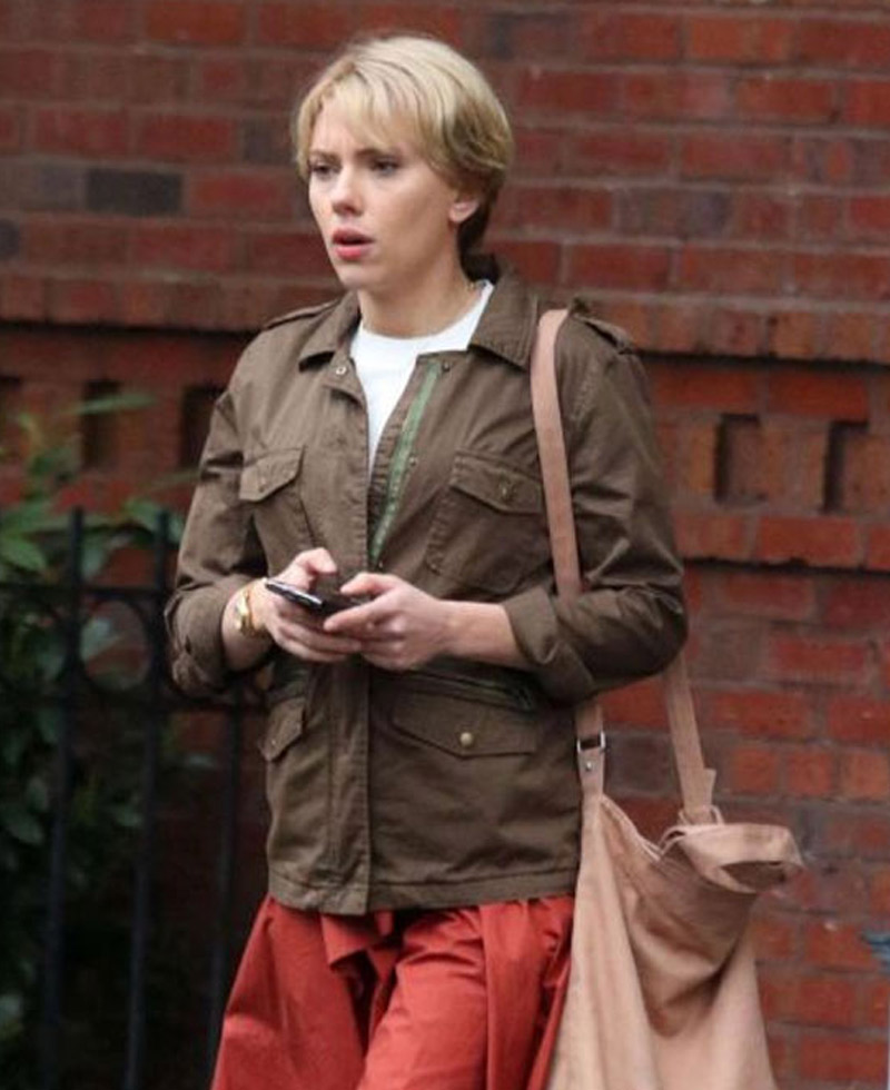 Marriage Story Scarlett Johansson Brown Jacket Marriage Story Scarlett Johansson Brown Jacket - Image 2