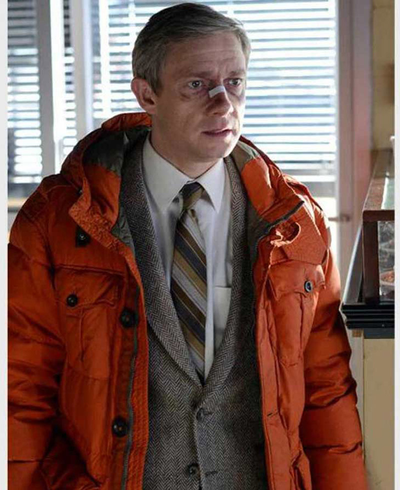 Martin Freeman Fargo Orange Jacket Martin Freeman Fargo Orange Jacket - Image 2