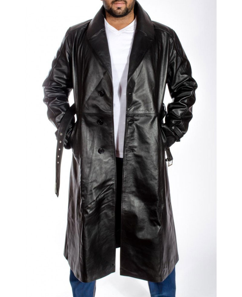 Marv Sin City Leather Coat Marv Sin City Leather Coat - Image 4