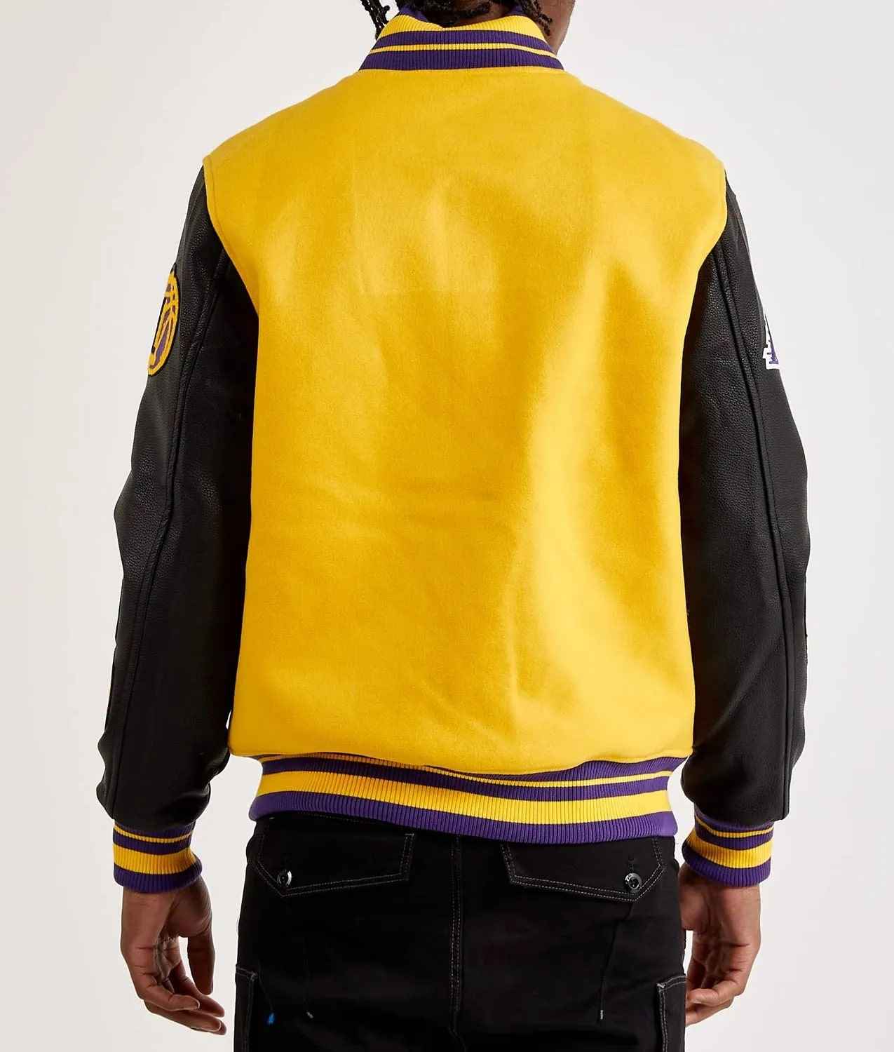 Mash Up Los Angeles Lakers Varsity Jacket Mash Up Los Angeles Lakers Varsity Jacket - Image 2