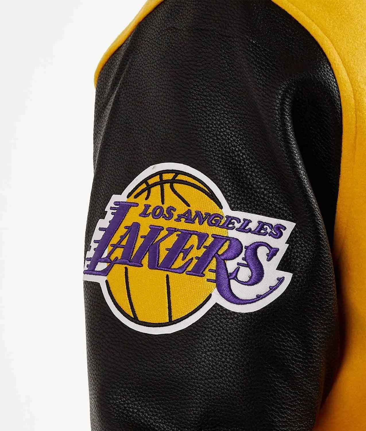 Mash Up Los Angeles Lakers Varsity Jacket Mash Up Los Angeles Lakers Varsity Jacket - Image 4