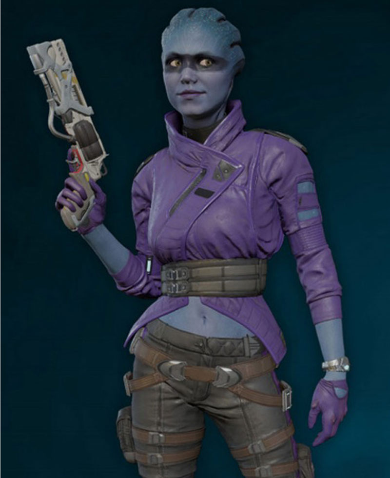 Mass Effect Andromeda Pelessaria B'Sayle Leather Jacket Mass Effect Andromeda Pelessaria B'Sayle Leather Jacket - Image 3