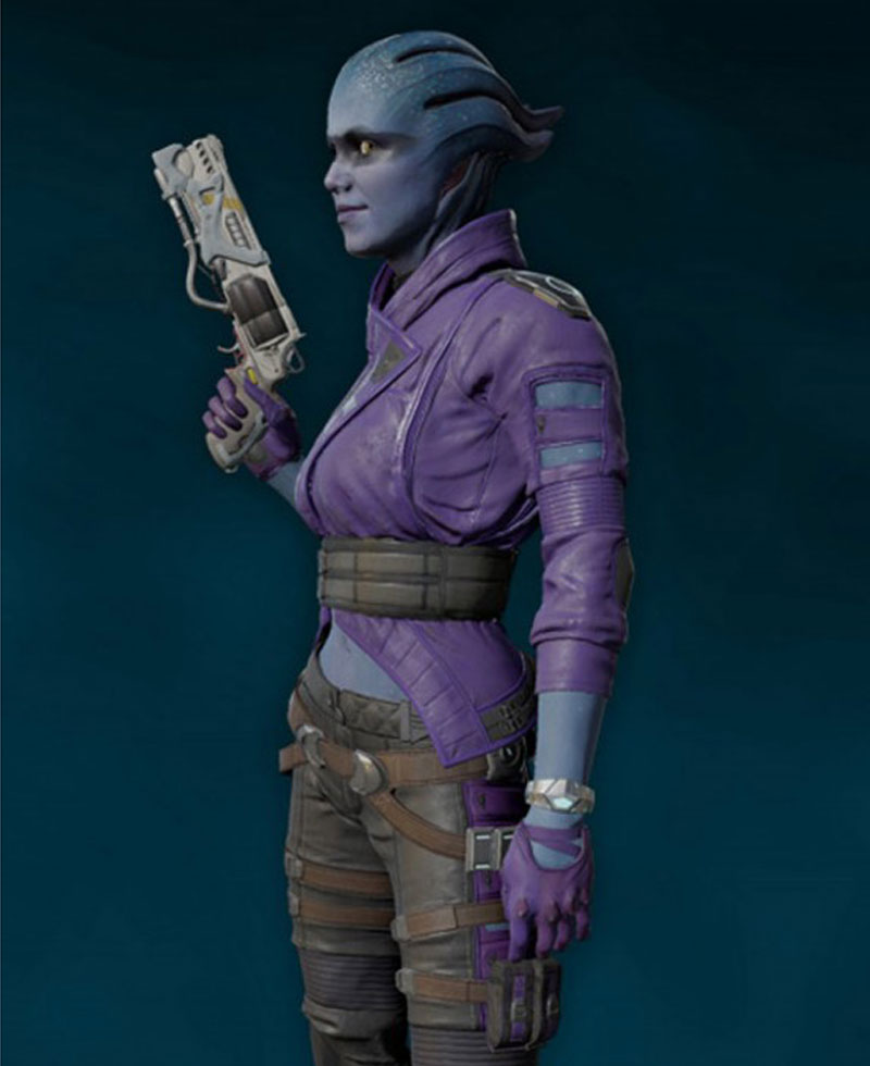 Mass Effect Andromeda Pelessaria B'Sayle Leather Jacket Mass Effect Andromeda Pelessaria B'Sayle Leather Jacket - Image 4
