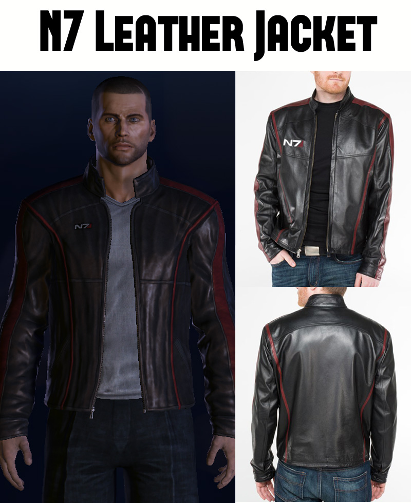 N7 Mass Effect 3 Leather Jacket N7 Mass Effect 3 Leather Jacket - Image 10