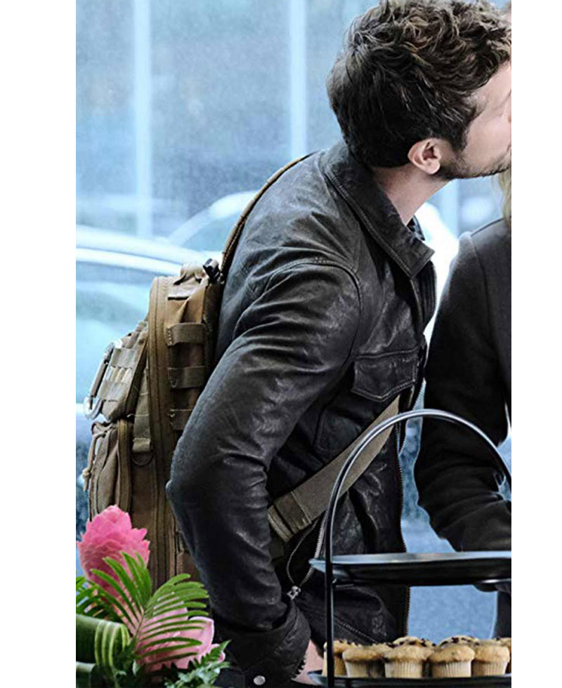 The Resident TV Series Matt Czuchry Black Leather Jacket The Resident TV Series Matt Czuchry Black Leather Jacket - Image 2
