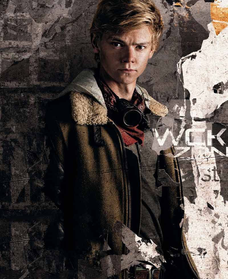 Thomas Brodie Sangster Maze Runner The Death Cure Jacket maze runner newt jacket