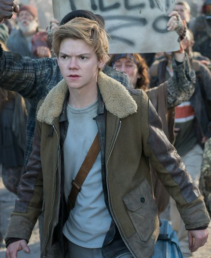 Thomas Brodie Sangster Maze Runner The Death Cure Jacket newt jacket maze runner