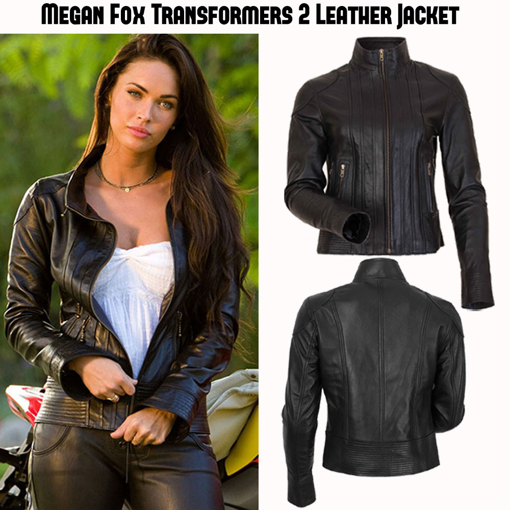 Megan Fox Transformers 2 Leather Jacket Megan Fox Transformers 2 Leather Jacket - Image 3