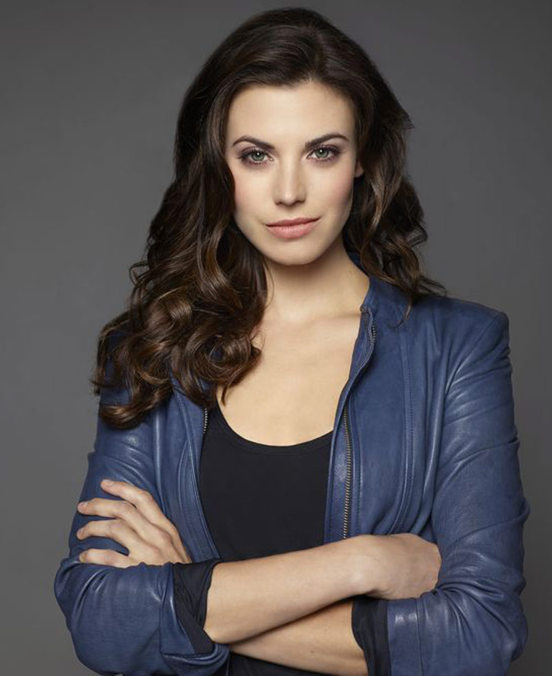 Riley Neal Intelligence Meghan Ory Leather Jacket Riley Neal Intelligence Meghan Ory Leather Jacket - Image 2