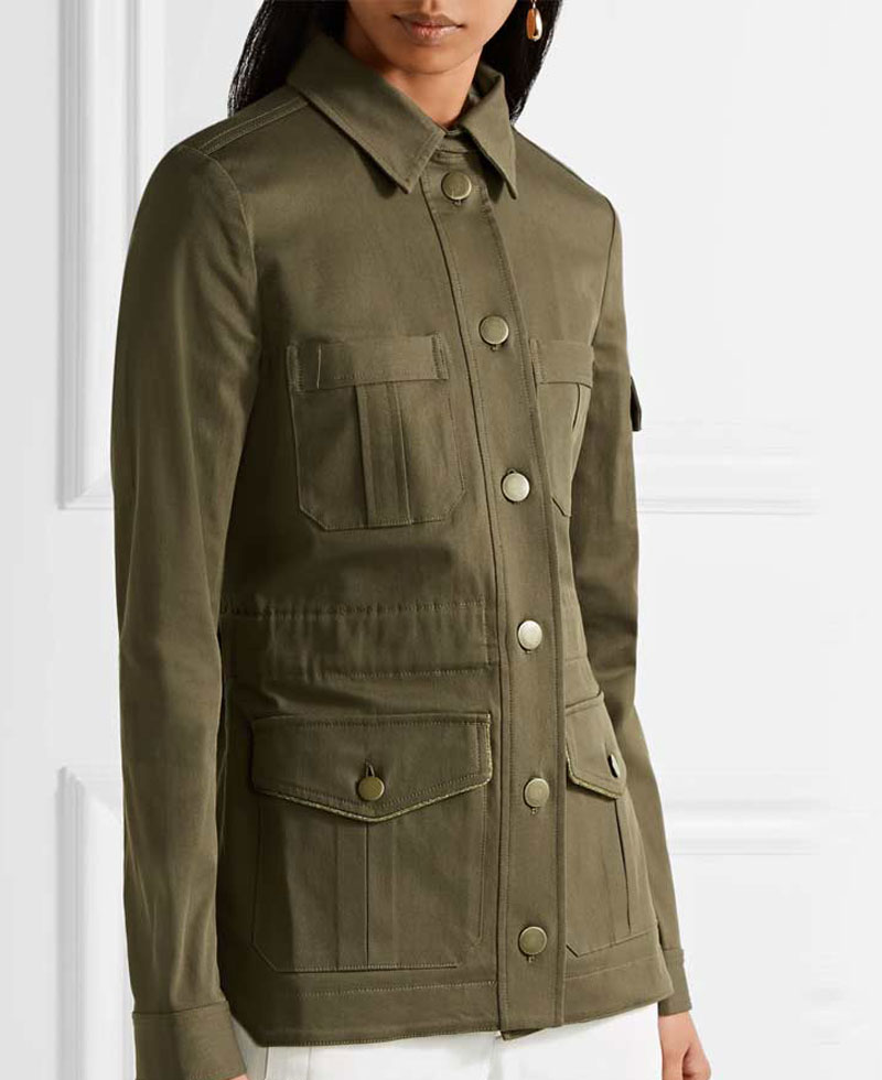 Melania Trump Cotton Military Jacket Melania Trump Cotton Military Jacket
