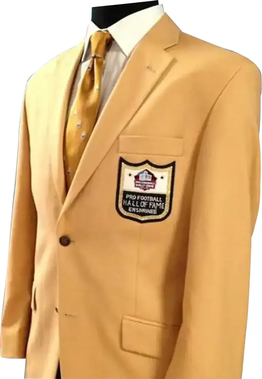 Men Hall Of Fame Golden Jacket Men Hall Of Fame Golden Jacket - Image 2