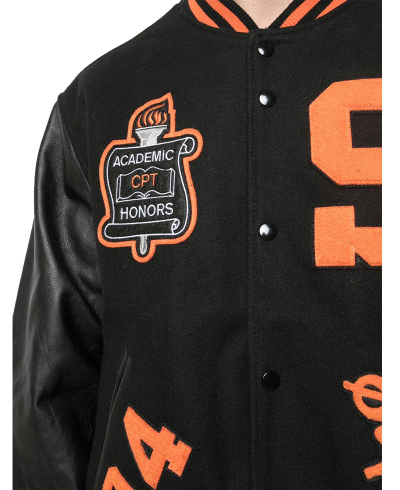 Men's Varsity Supreme Team S Letterman Jacket Men's Varsity Supreme Team S Letterman Jacket - Image 4