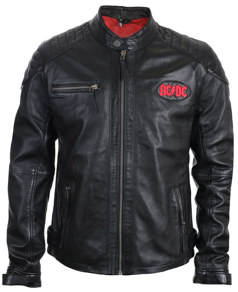 Men's ACDC Biker Leather Jacket Men's ACDC Biker Leather Jacket