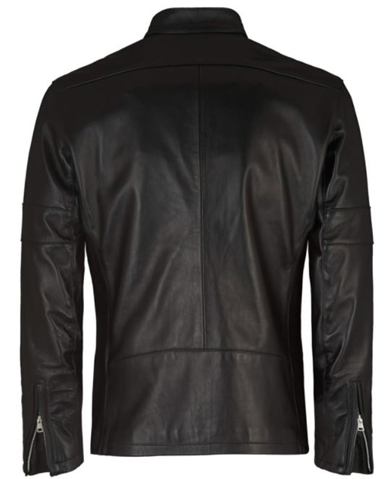 Men's Cafe Racer Daytona Vintage Leather Jacket Men's Cafe Racer Daytona Vintage Leather Jacket - Image 2