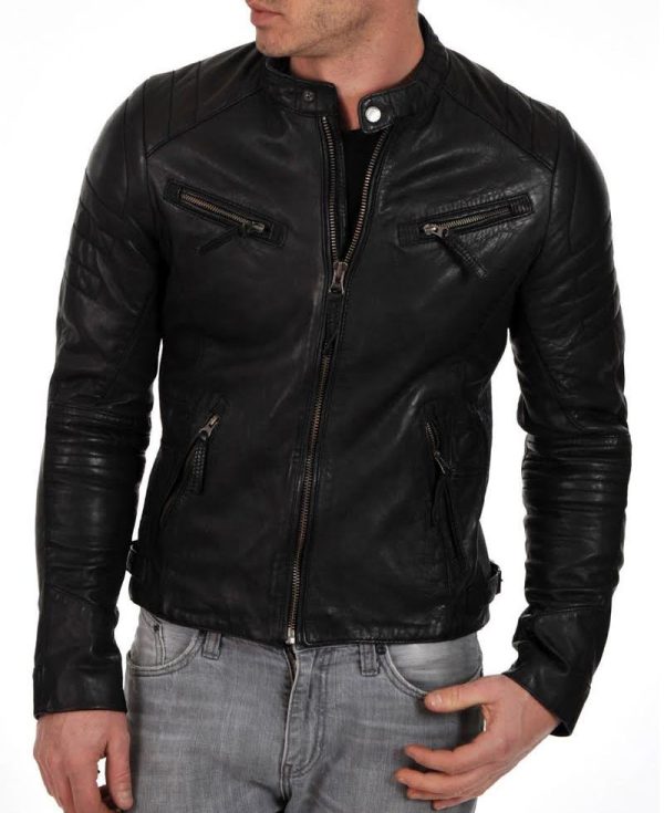 Lambskin Motorcycle Jacket