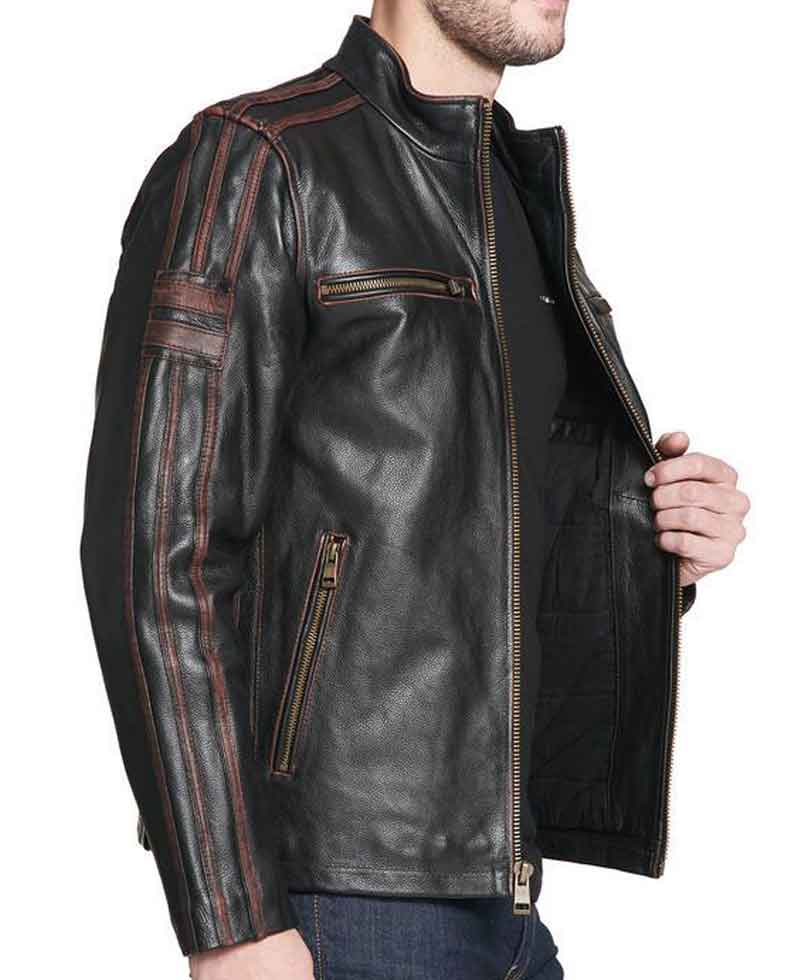 Men's Black Rivet Leather Jacket black rivet black leather jacket