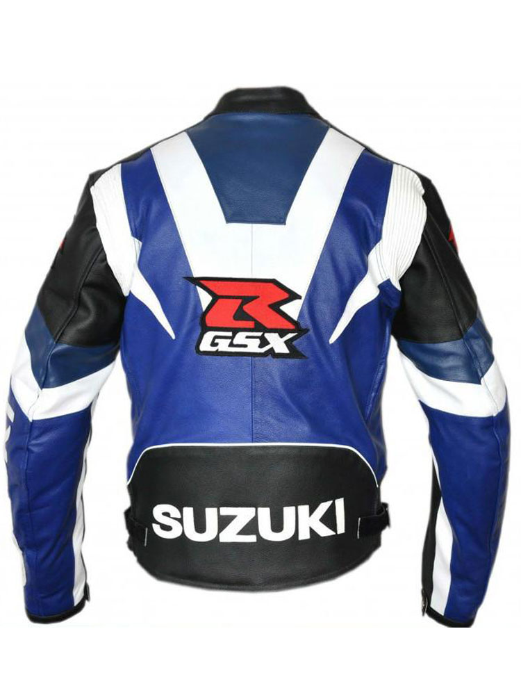 Men's Biker GSXR Suzuki Leather Jacket Men's Biker GSXR Suzuki Leather Jacket - Image 3