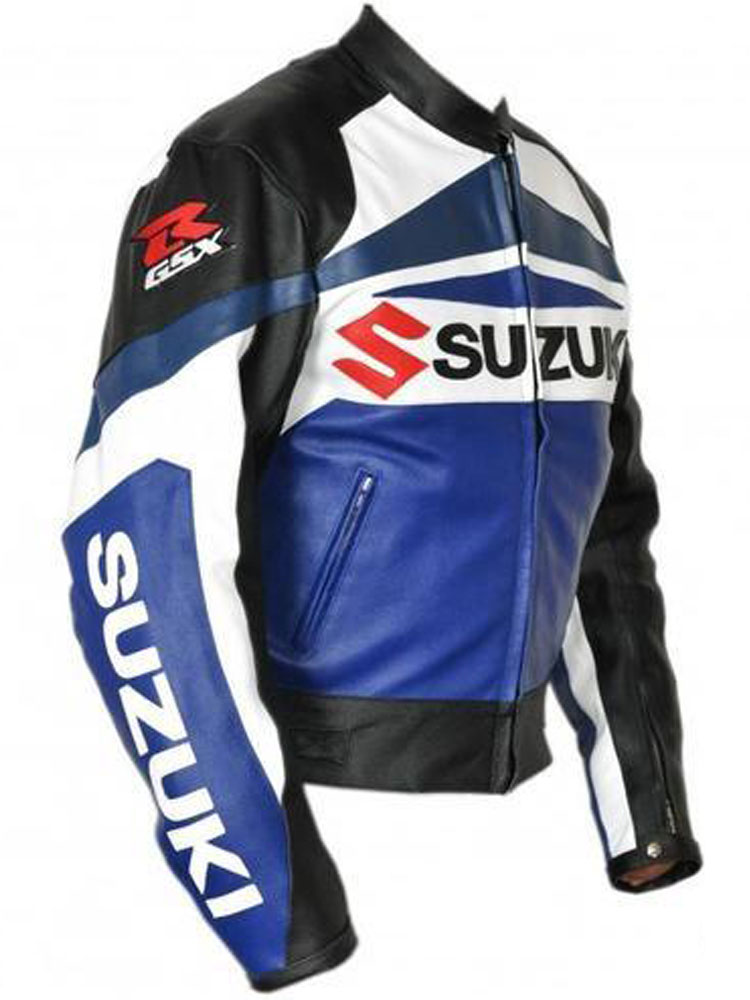 Men's Biker GSXR Suzuki Leather Jacket Men's Biker GSXR Suzuki Leather Jacket - Image 2