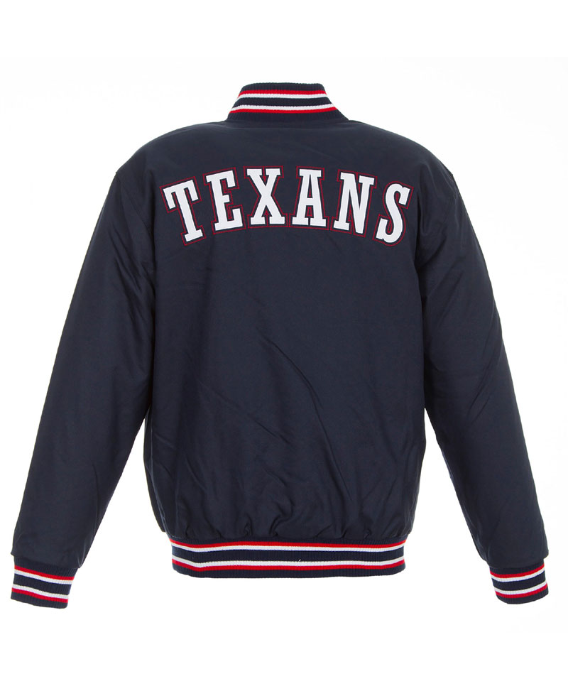 Men's Texans Letterman Jacket Men's Texans Letterman Jacket - Image 2