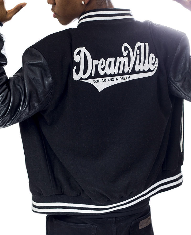 Men's Dreamville J Cole Born Sinner Varsity Bomber Jacket Men's Dreamville J Cole Born Sinner Varsity Bomber Jacket - Image 2