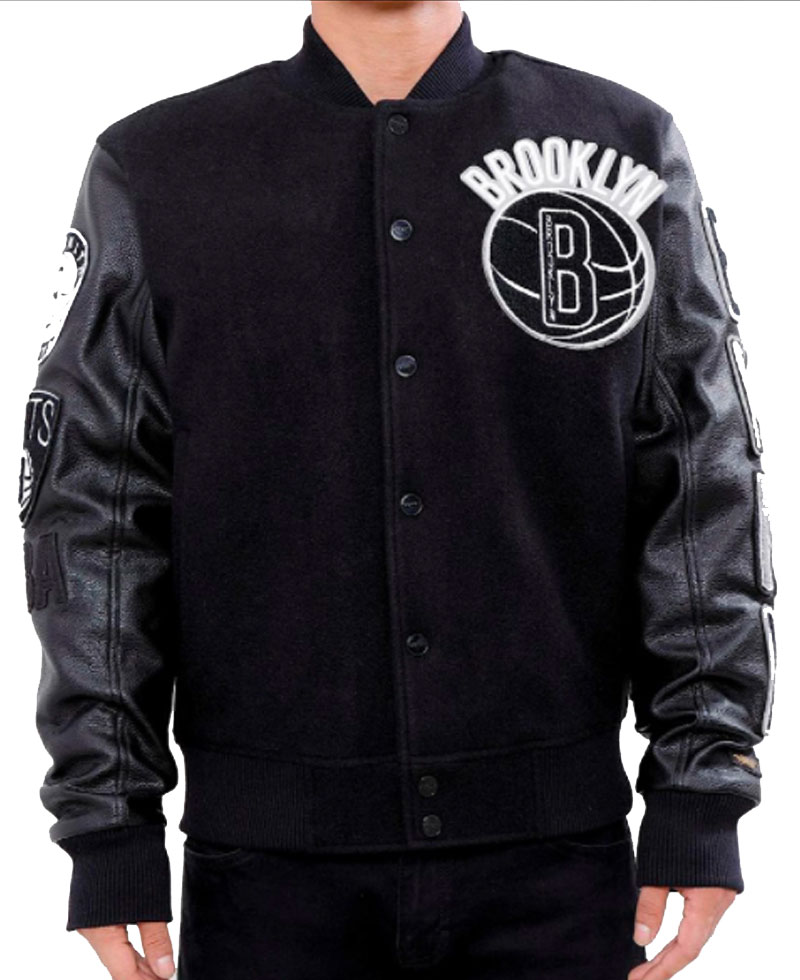 Varsity Brooklyn Nets Jacket brooklyn nets varsity jacket