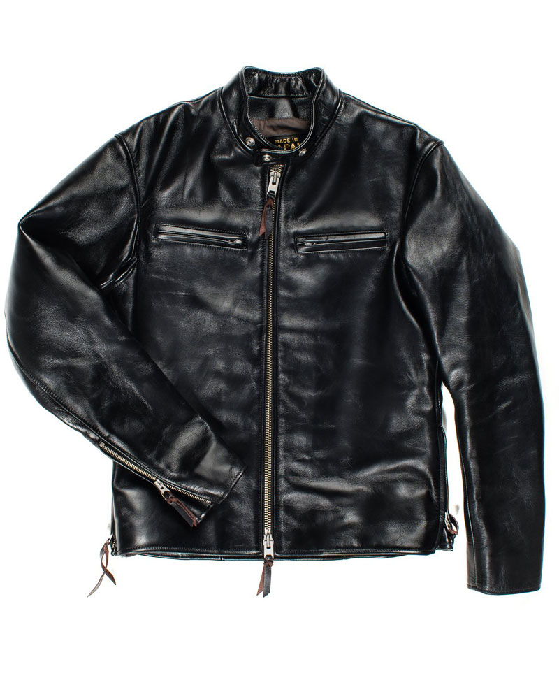Men's Motorcycle Iron Heart Black Leather Jacket Men's Motorcycle Iron Heart Black Leather Jacket - Image 5