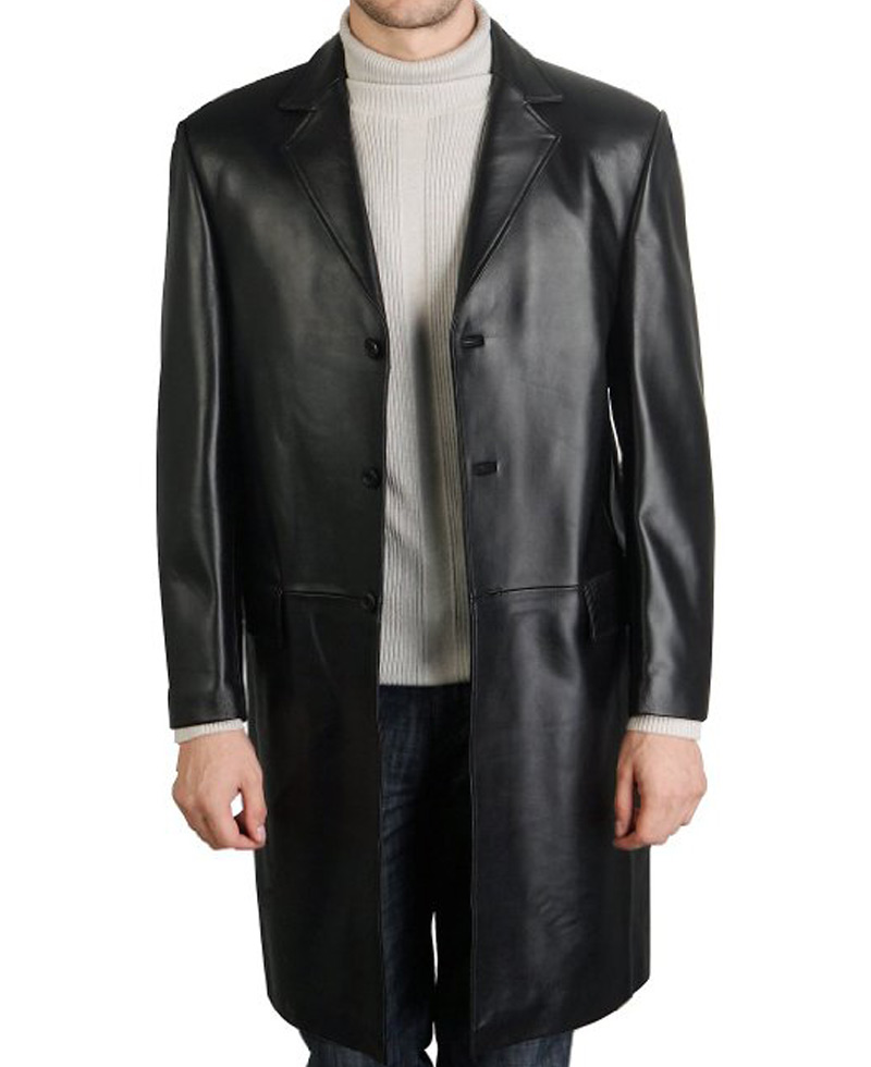 Men's Casual Wear Walking Cowhide Leather Coat Men's Casual Wear Walking Cowhide Leather Coat