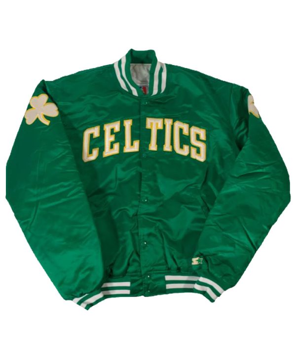 Men's Boston Celtics Satin Replica Jacket