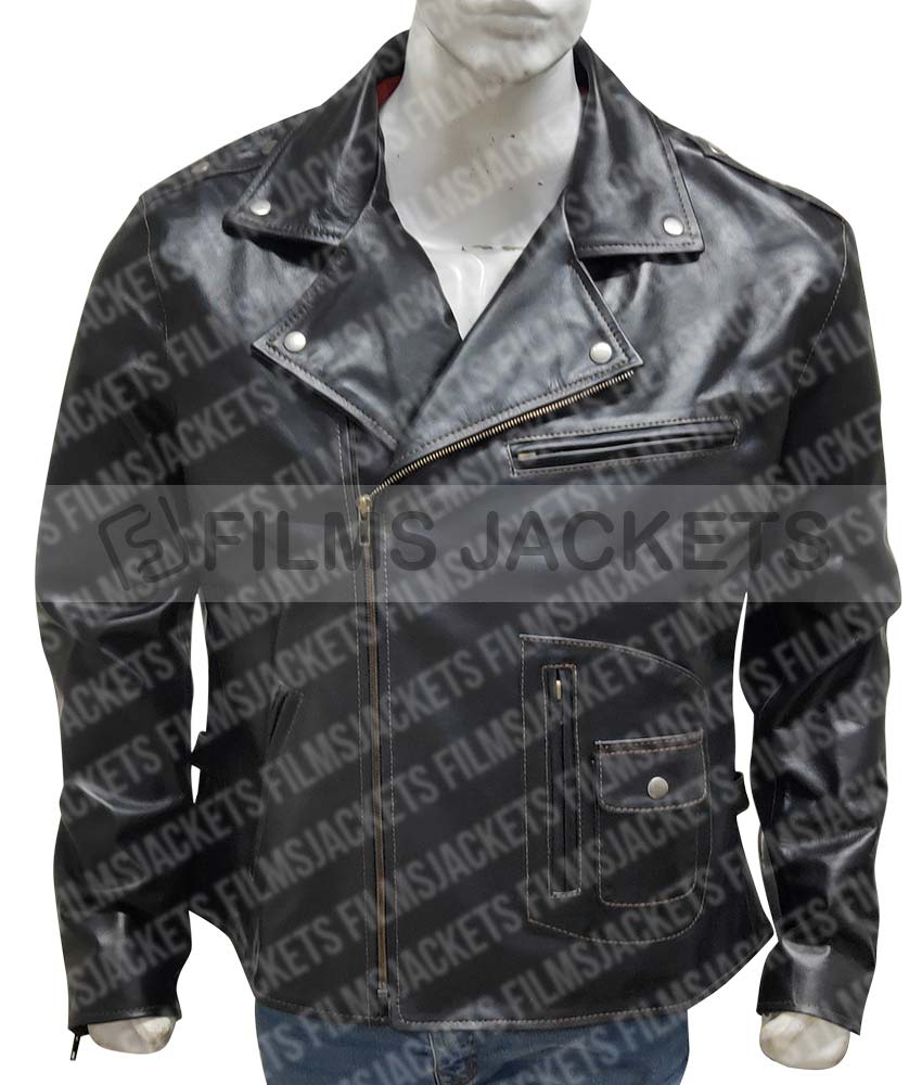 Men's Cow-Hide Black Leather Rider's Motorcycle Jacket Men's Cow-Hide Black Leather Rider's Motorcycle Jacket - Image 4