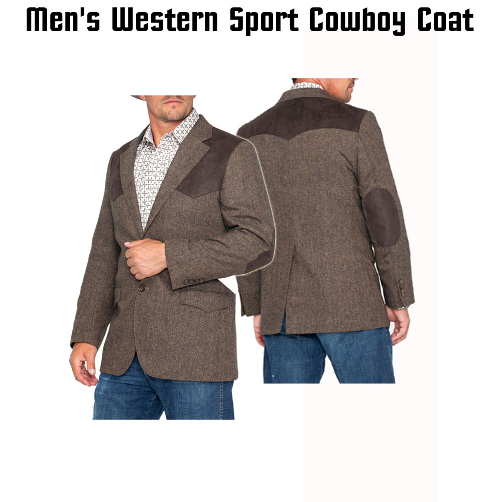 Men's Sport Cowboy Western Button Blazer Men's Sport Cowboy Western Button Blazer - Image 6