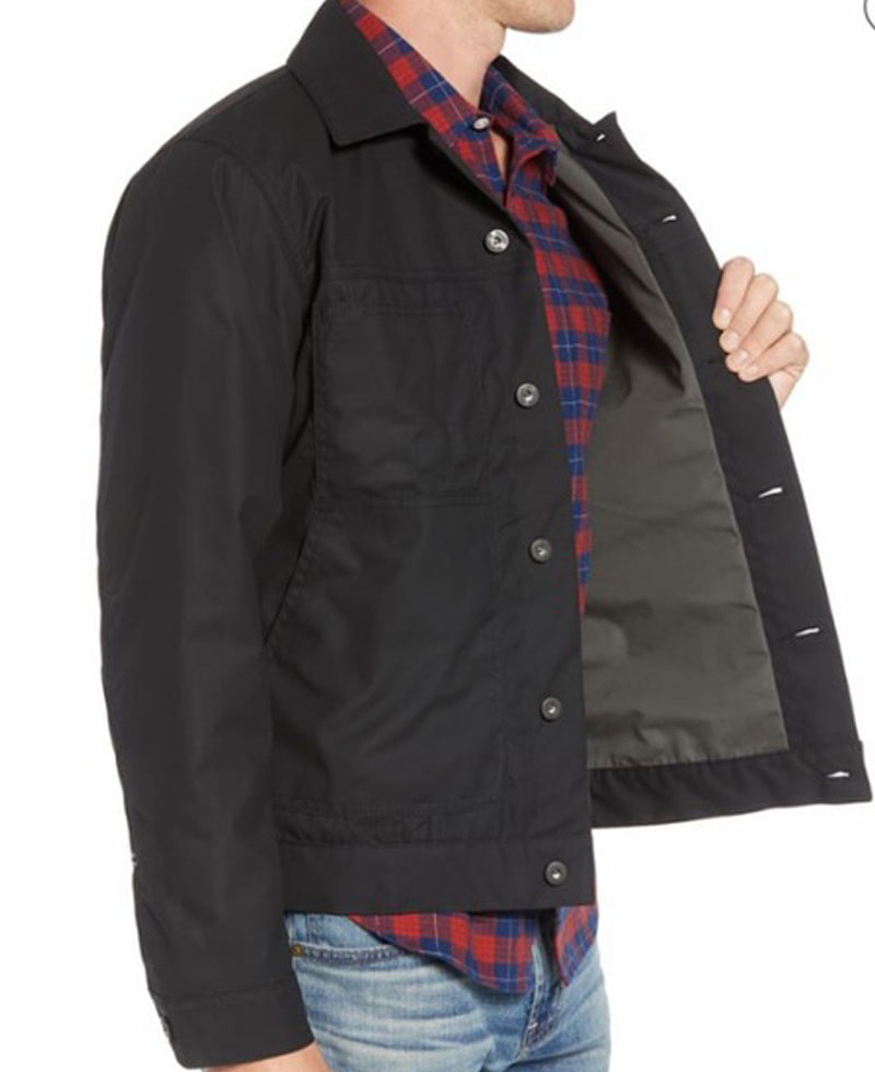 Men's Short Lined Cruiser Cotton Jacket Men's Short Lined Cruiser Cotton Jacket - Image 5