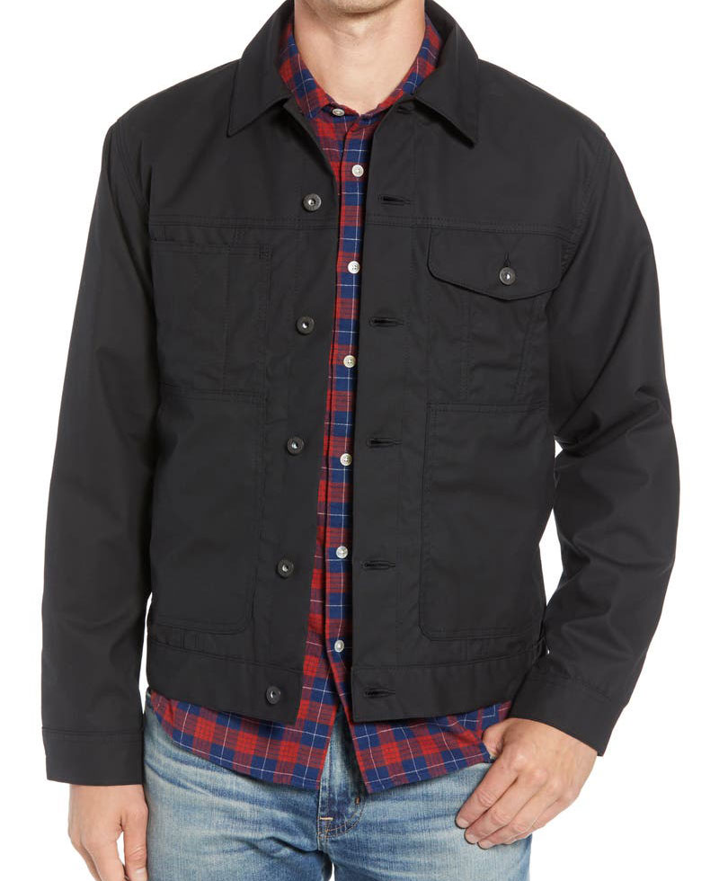Men's Short Lined Cruiser Cotton Jacket Men's Short Lined Cruiser Cotton Jacket - Image 4