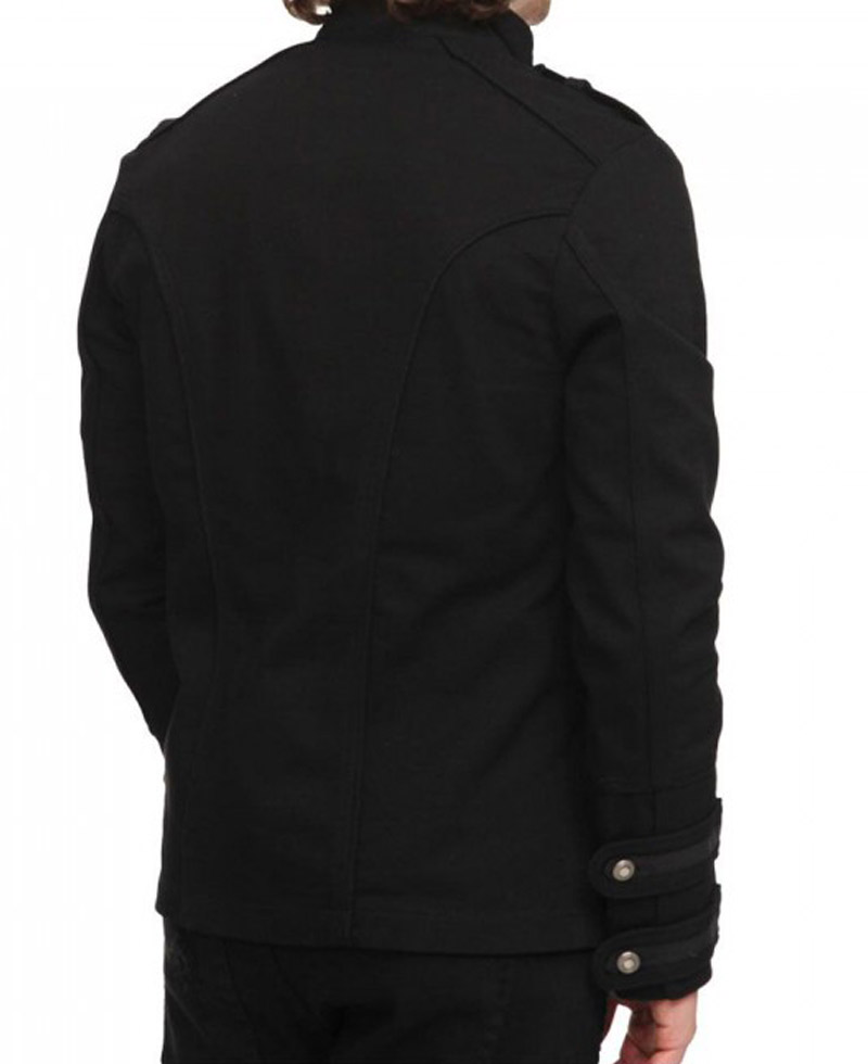 Men's Steampunk Black Marching Band Jacket marching band jacket