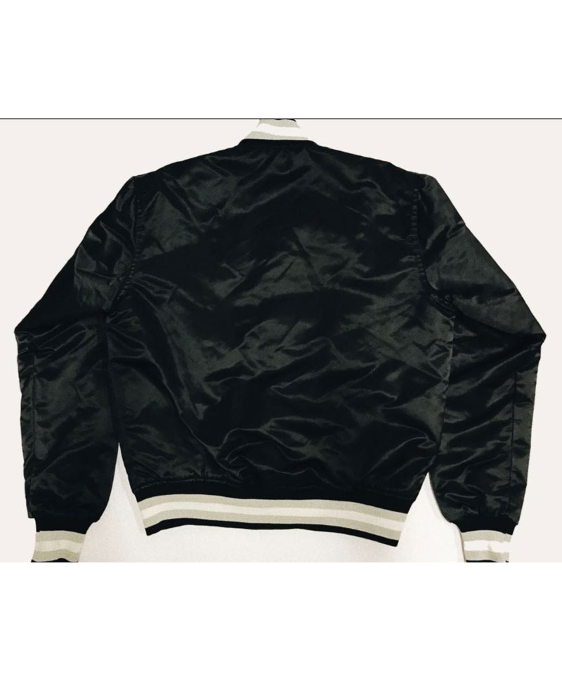 Men's LA Kings Starter Bomber Satin Jacket Men's LA Kings Starter Bomber Satin Jacket - Image 2