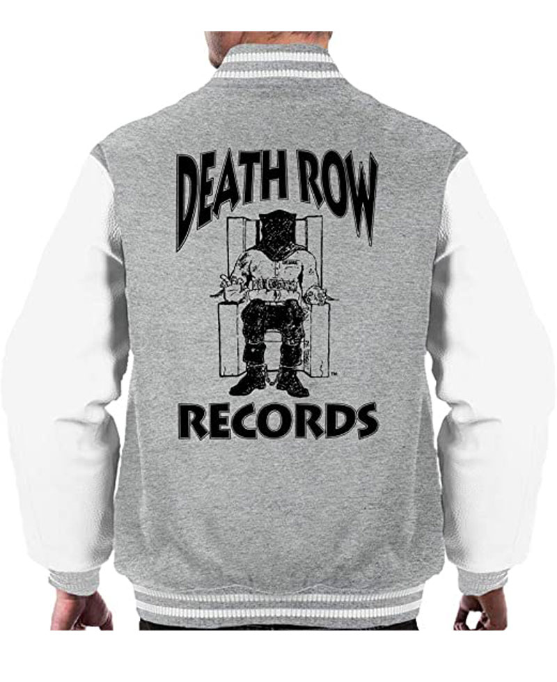Men's Varsity Death Row Records Logo Jacket Men's Varsity Death Row Records Logo Jacket - Image 2