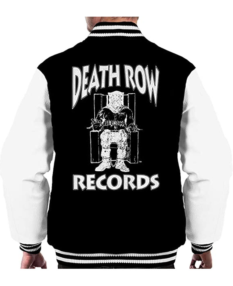 Men's Varsity Death Row Records Logo Jacket Men's Varsity Death Row Records Logo Jacket